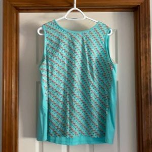 Talbots Women 1X Flamingo Sleeveless Tee